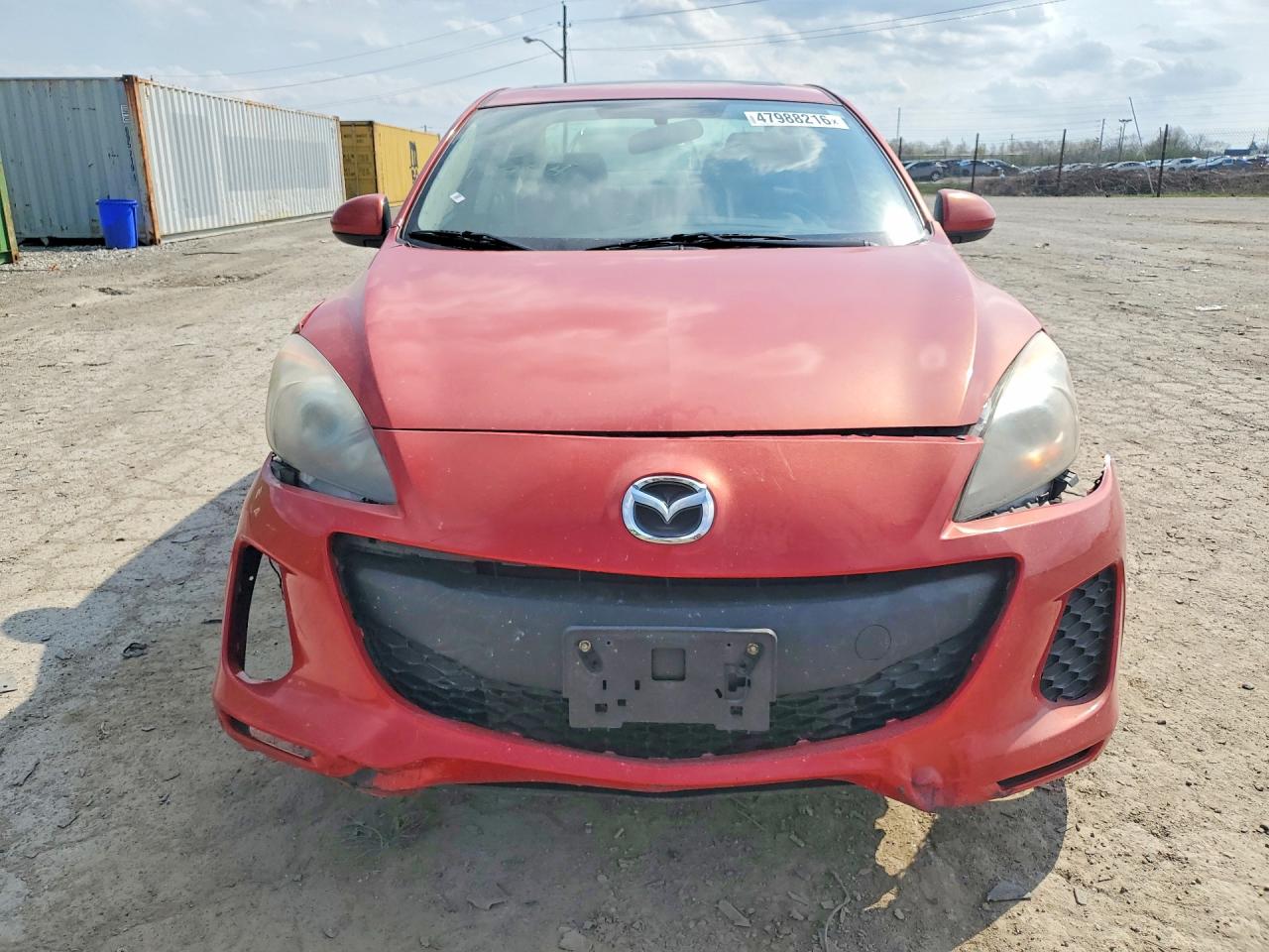 2013 Mazda 3 I Красный vin: JM1BL1V7XD1717744