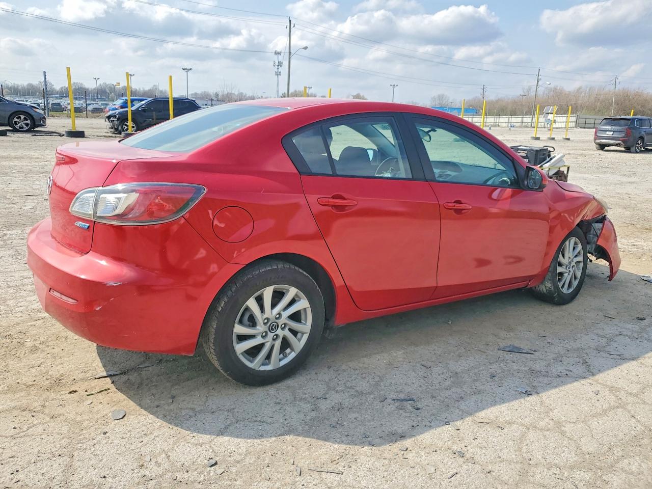 2013 Mazda 3 I Красный vin: JM1BL1V7XD1717744