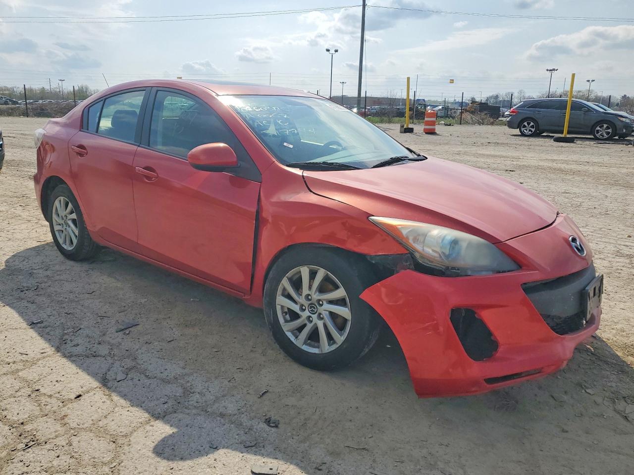 2013 Mazda 3 I Красный vin: JM1BL1V7XD1717744