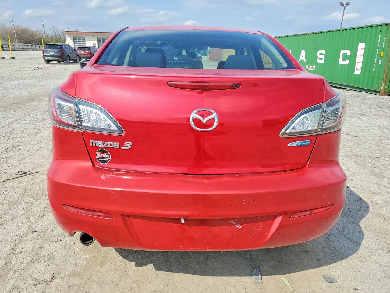 2013 Mazda 3 I Красный vin: JM1BL1V7XD1717744