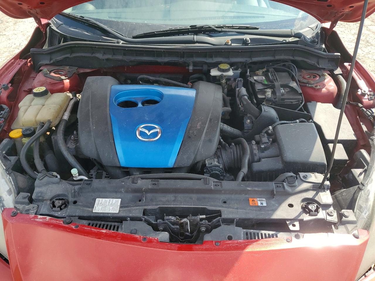2013 Mazda 3 I Красный vin: JM1BL1V7XD1717744