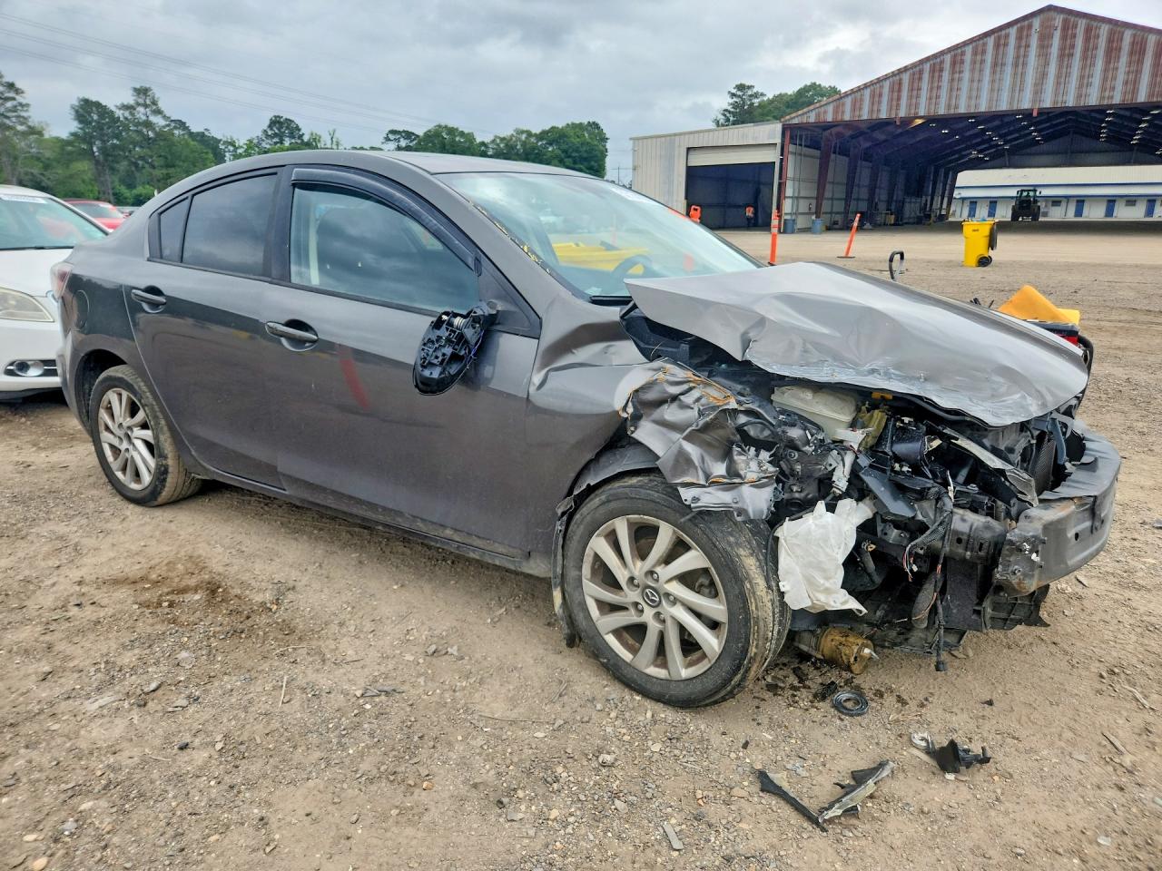 2013 Mazda 3 I Gray vin: JM1BL1V7XD1758228