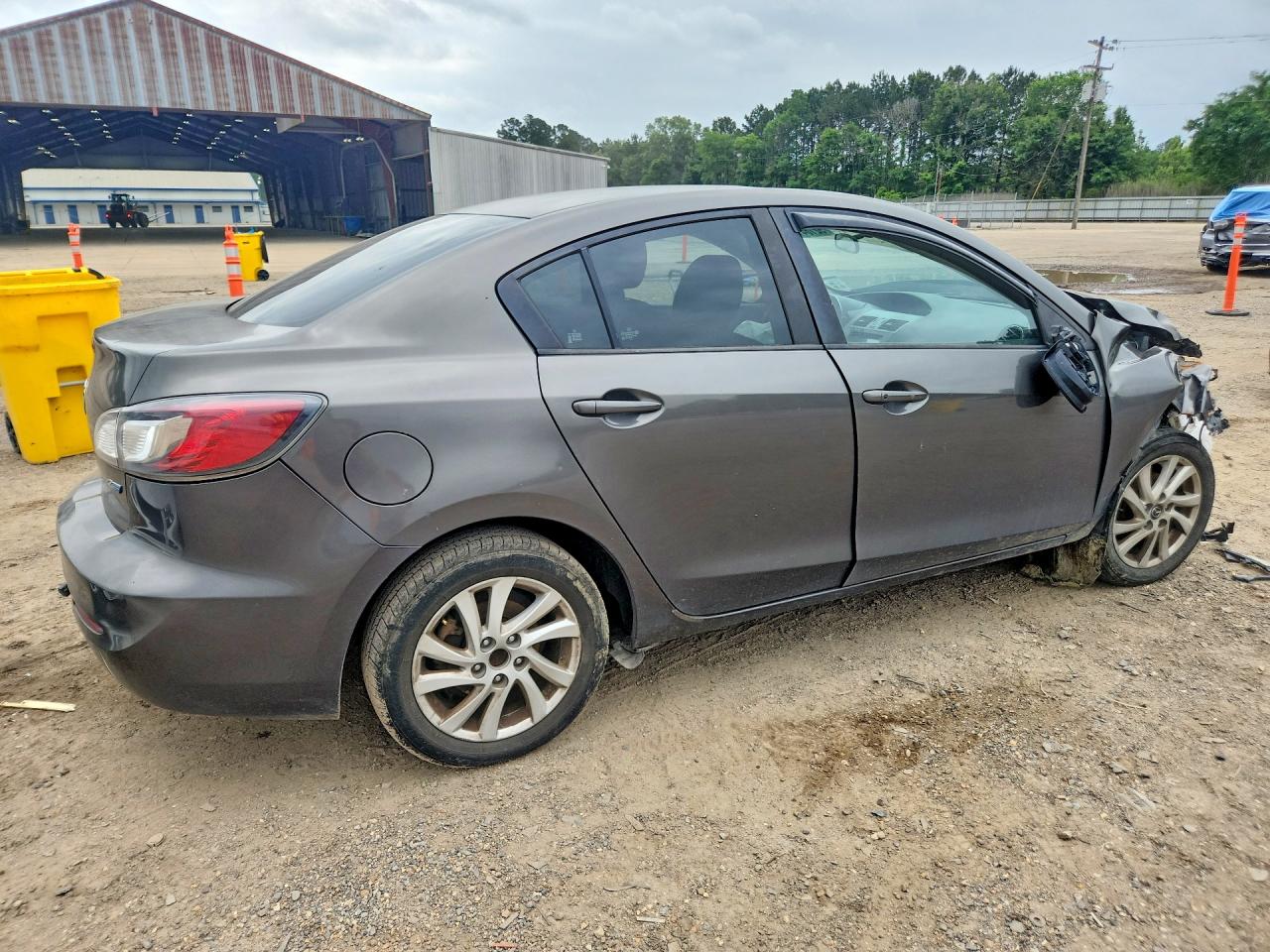2013 Mazda 3 I Gray vin: JM1BL1V7XD1758228