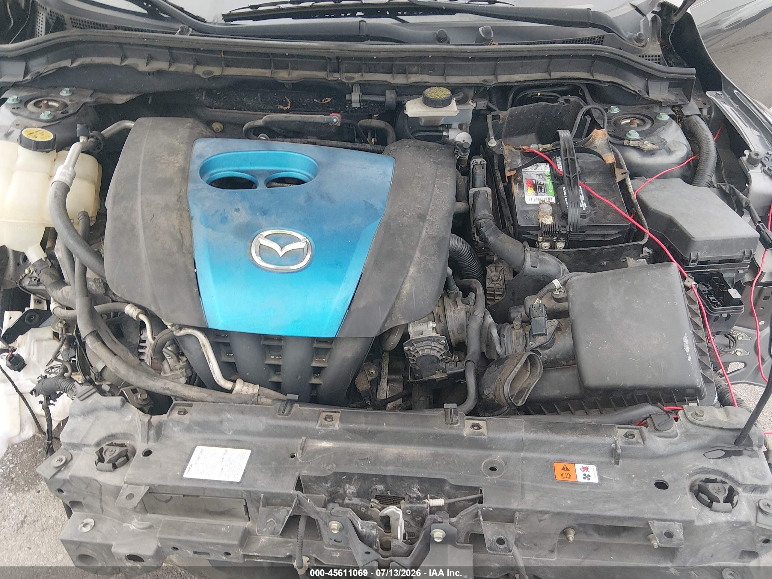 2013 Mazda Mazda3 I Touring Черный vin: JM1BL1V7XD1766832
