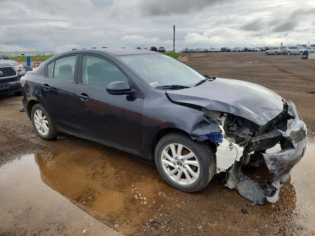 2013 Mazda 3 I Black vin: JM1BL1V7XD1826947