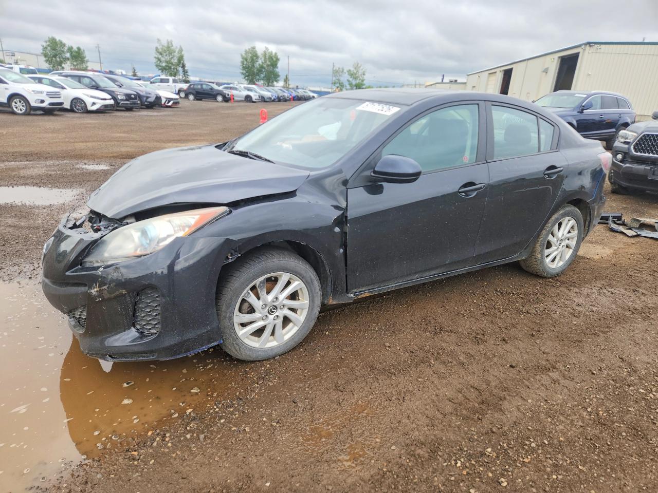 2013 Mazda 3 I Black vin: JM1BL1V7XD1826947