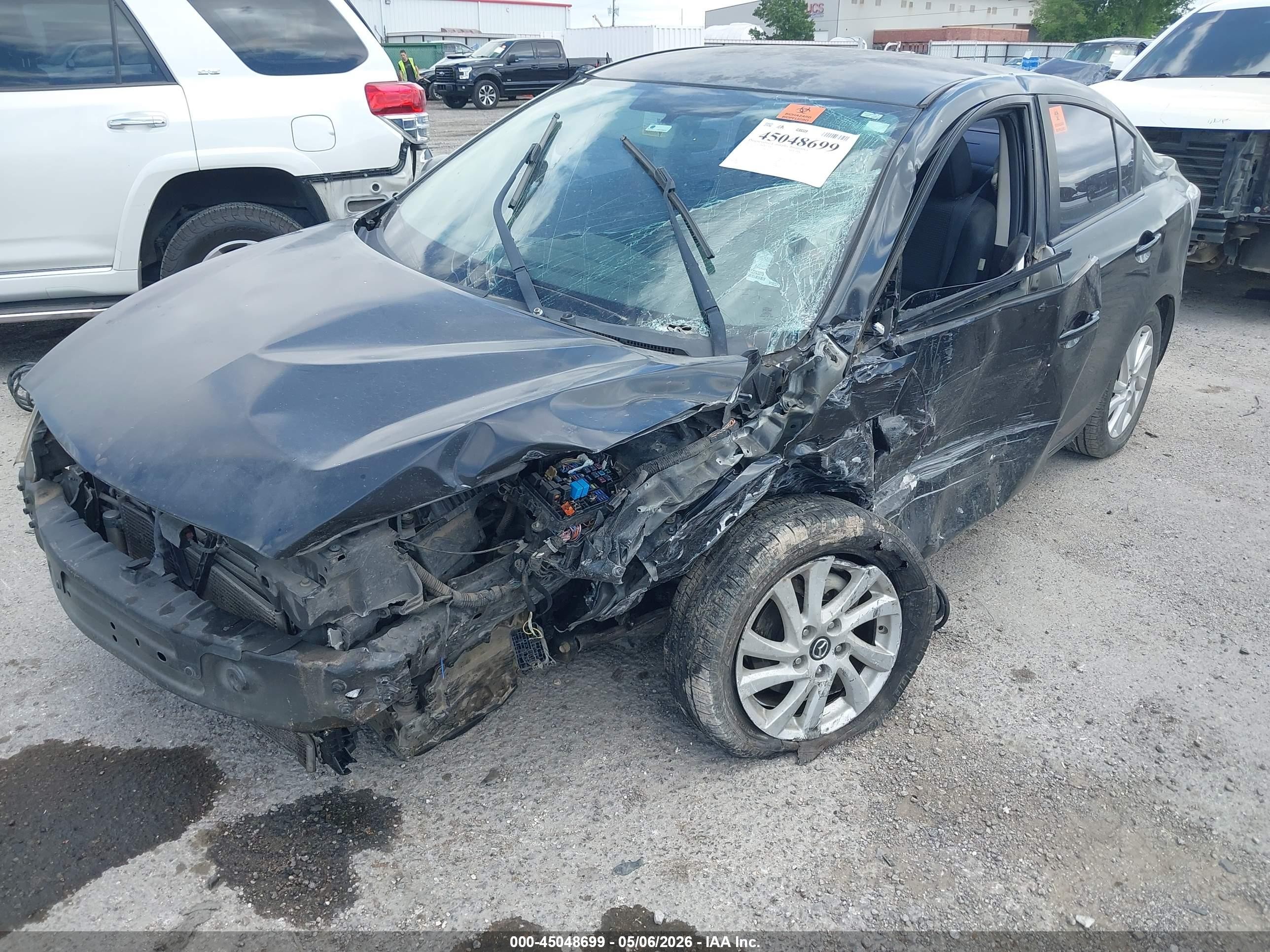 2013 Mazda Mazda3 I Touring Black vin: JM1BL1V7XD1832067