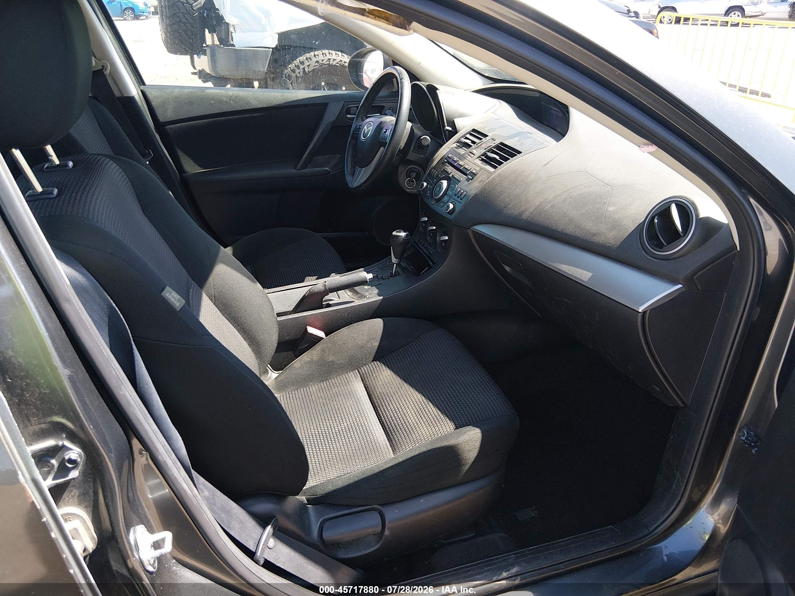 2012 Mazda Mazda3 I Touring Серый vin: JM1BL1V80C1562757
