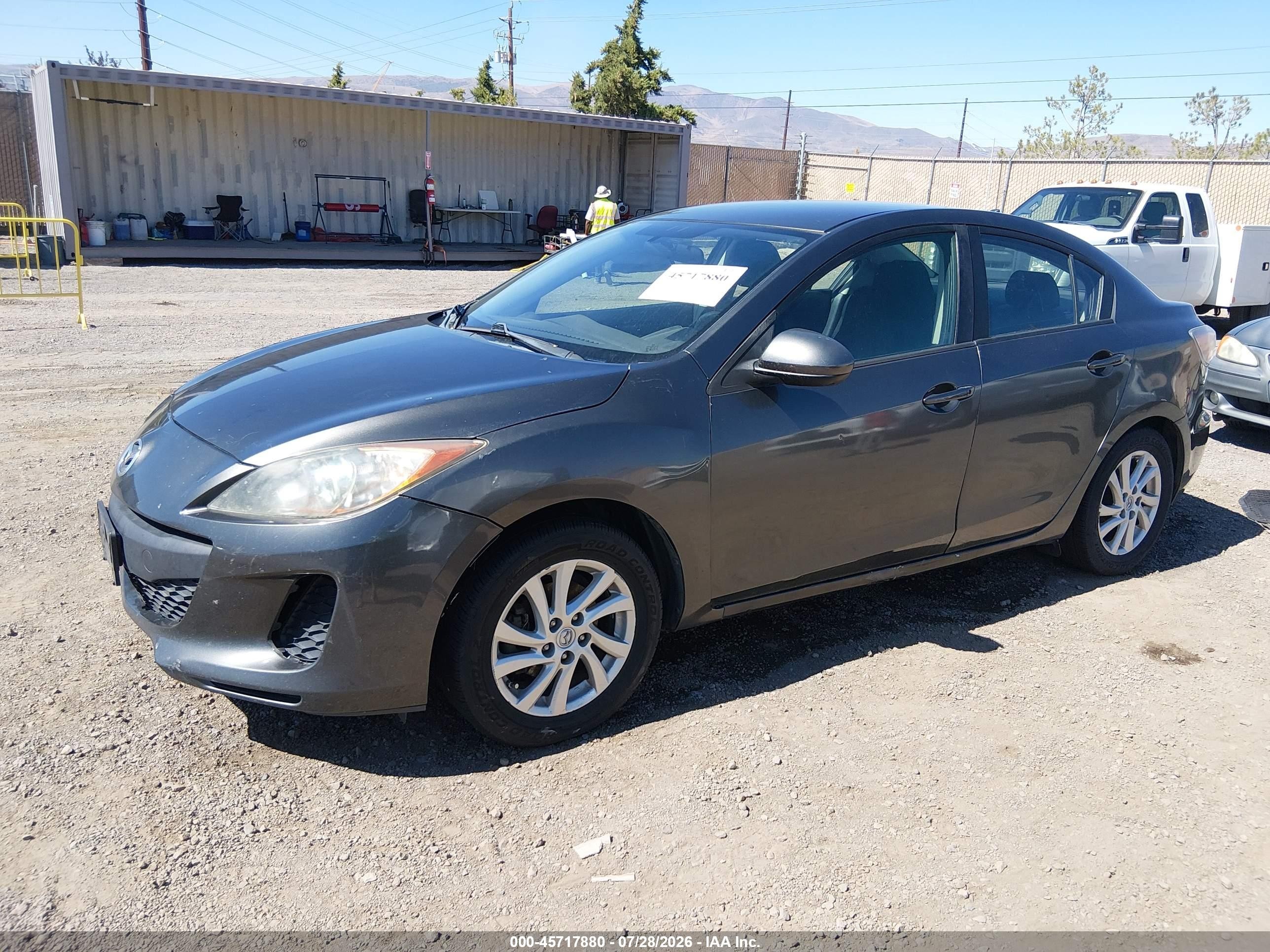 2012 Mazda Mazda3 I Touring Серый vin: JM1BL1V80C1562757