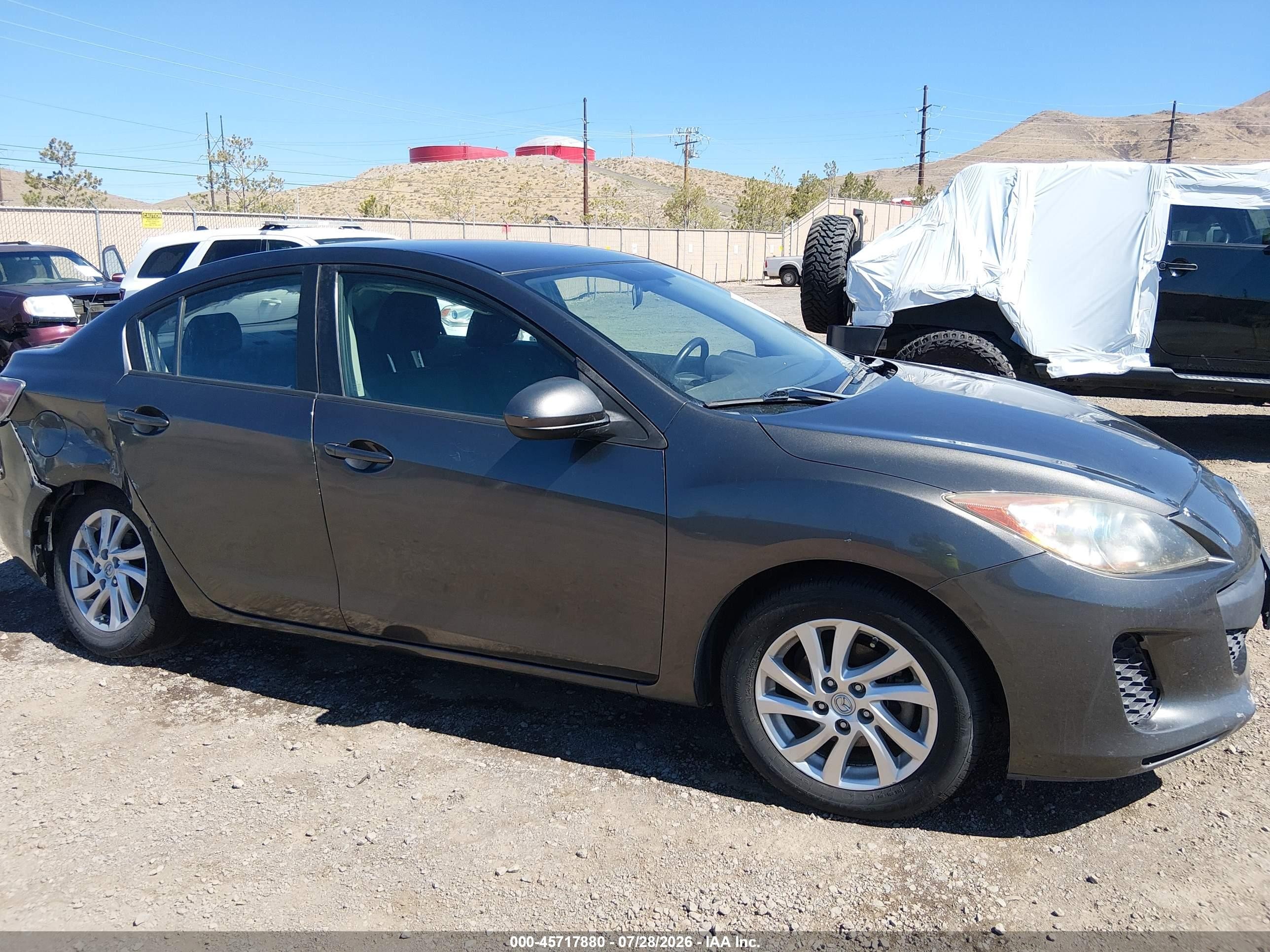 2012 Mazda Mazda3 I Touring Серый vin: JM1BL1V80C1562757