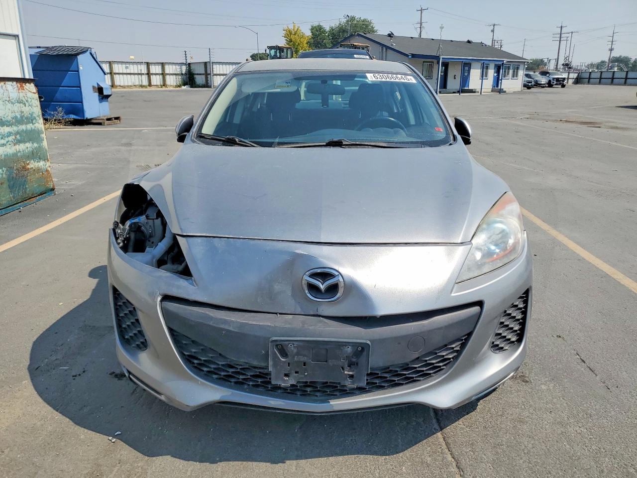 2012 Mazda 3 I Silver vin: JM1BL1V80C1587321
