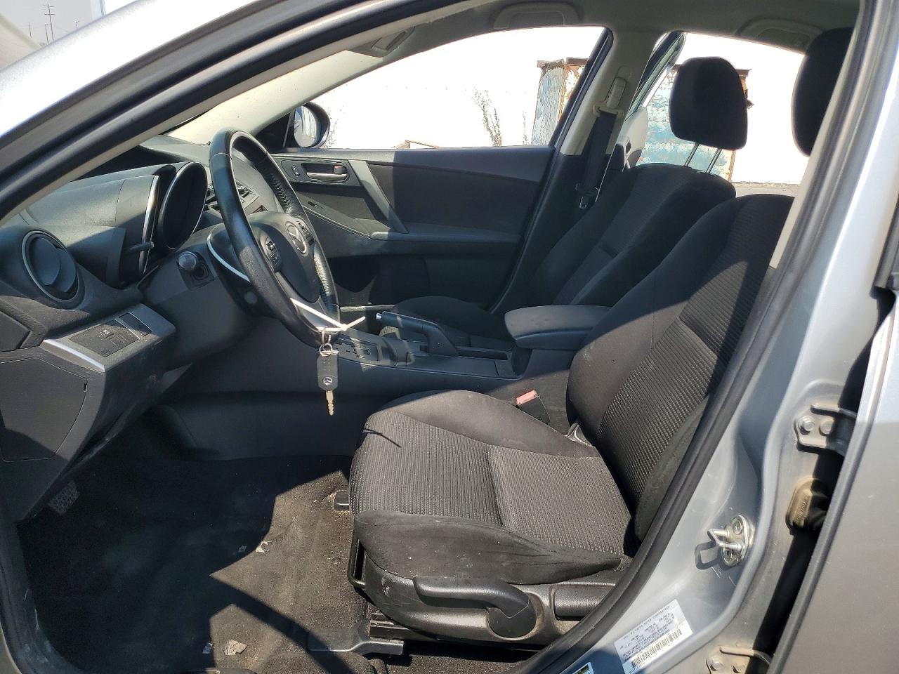 2012 Mazda 3 I Silver vin: JM1BL1V80C1587321