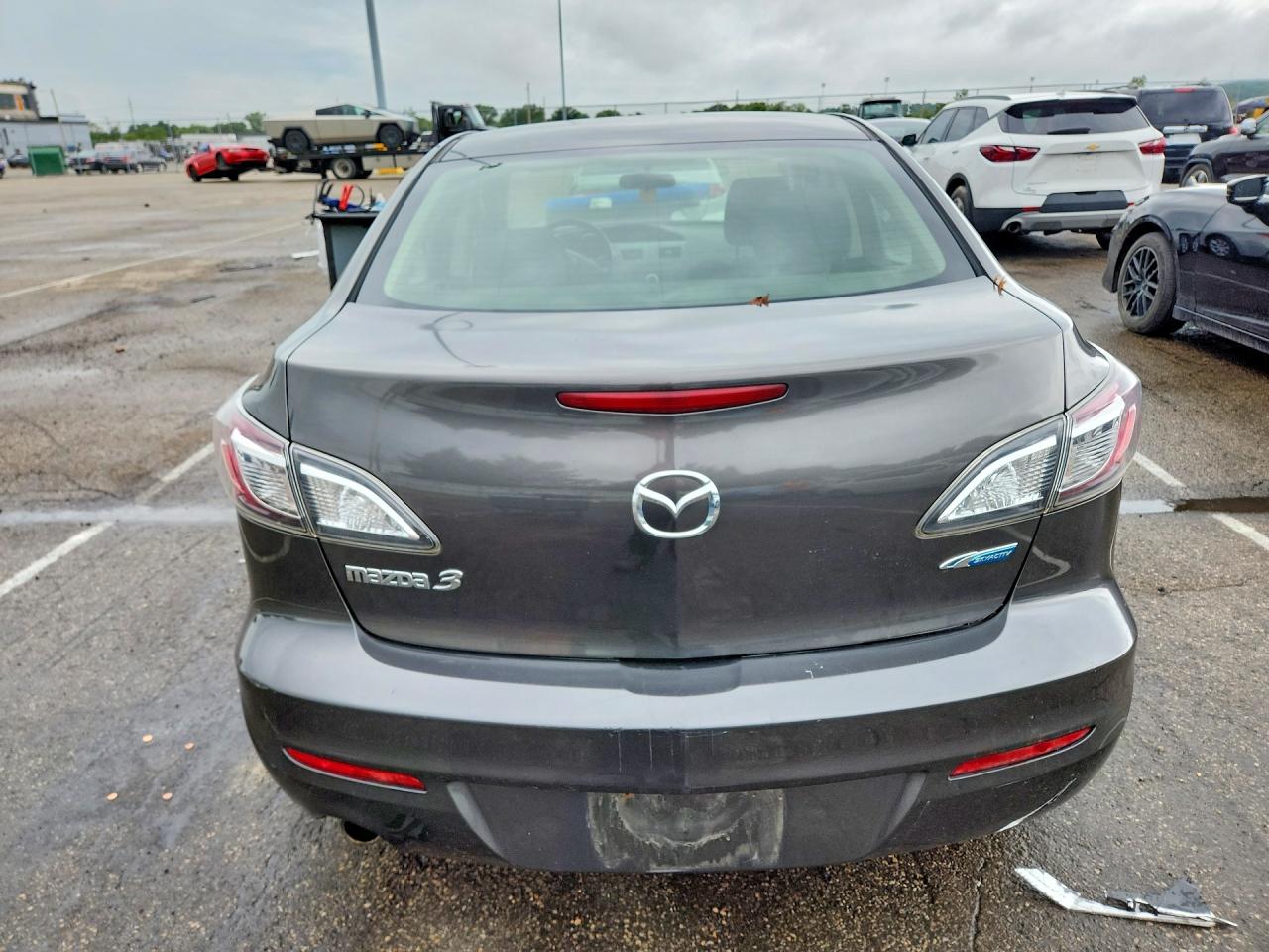 2012 Mazda 3 I Gray vin: JM1BL1V80C1599050