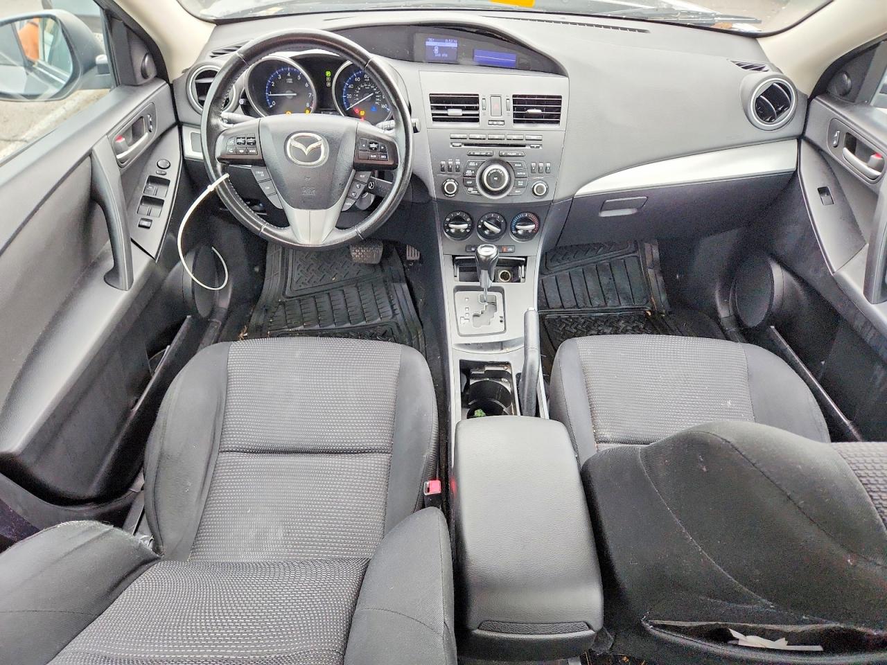 2012 Mazda 3 I Gray vin: JM1BL1V80C1599050