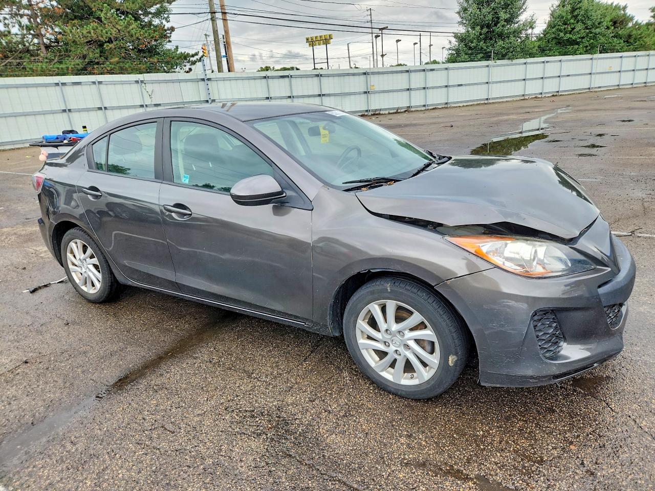 2012 Mazda 3 I Gray vin: JM1BL1V80C1599050