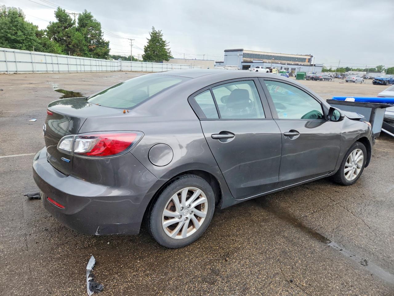 2012 Mazda 3 I Gray vin: JM1BL1V80C1599050