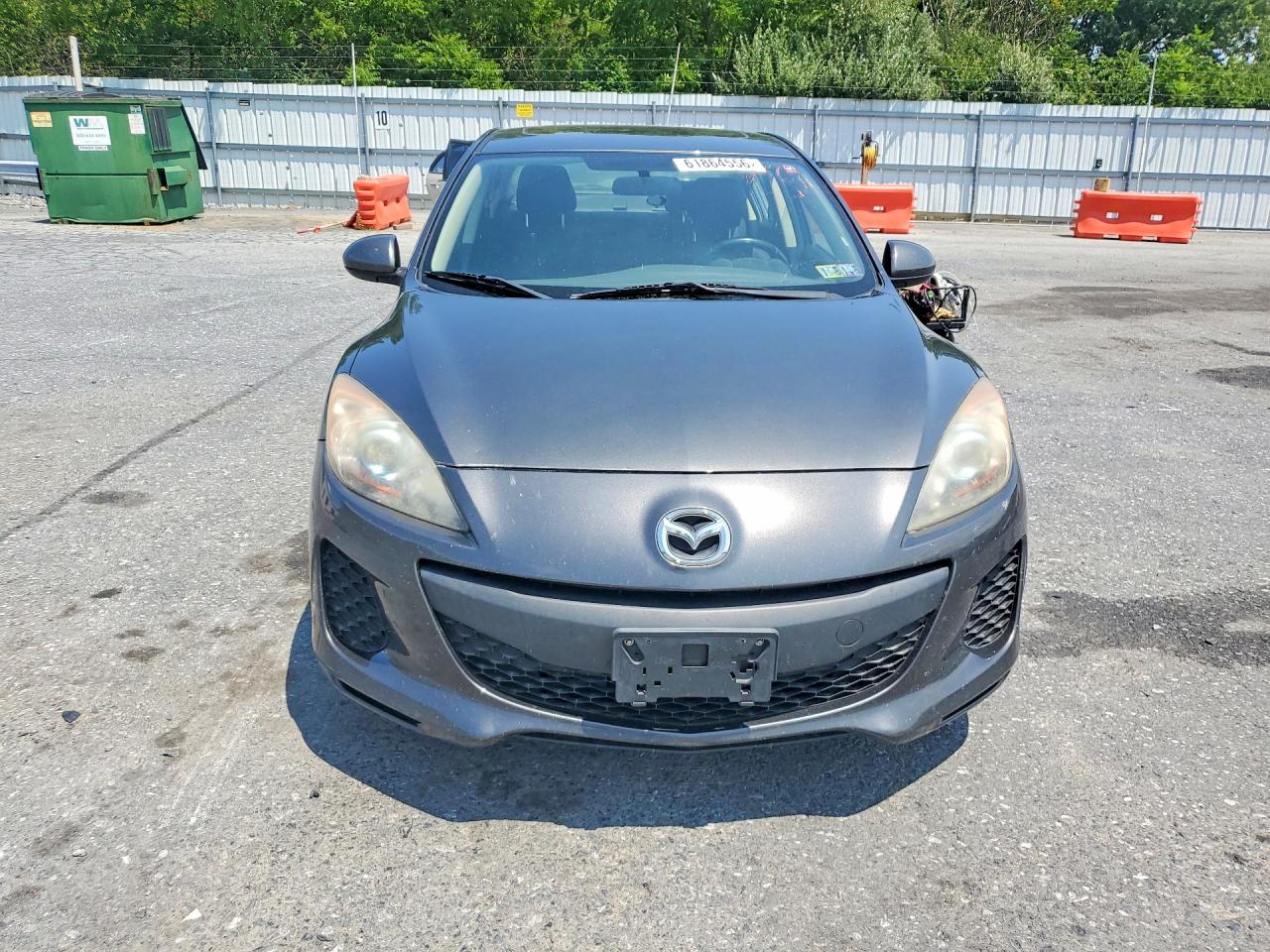 2012 Mazda 3 I Gray vin: JM1BL1V80C1614923