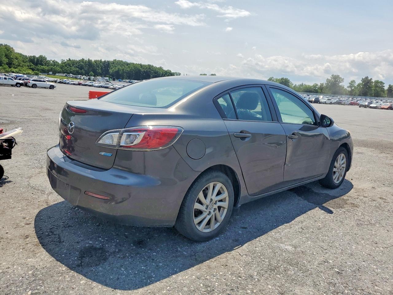 2012 Mazda 3 I Gray vin: JM1BL1V80C1614923