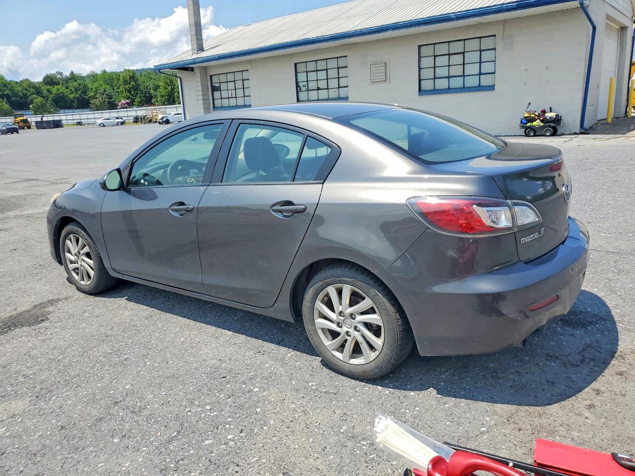 2012 Mazda 3 I Gray vin: JM1BL1V80C1614923