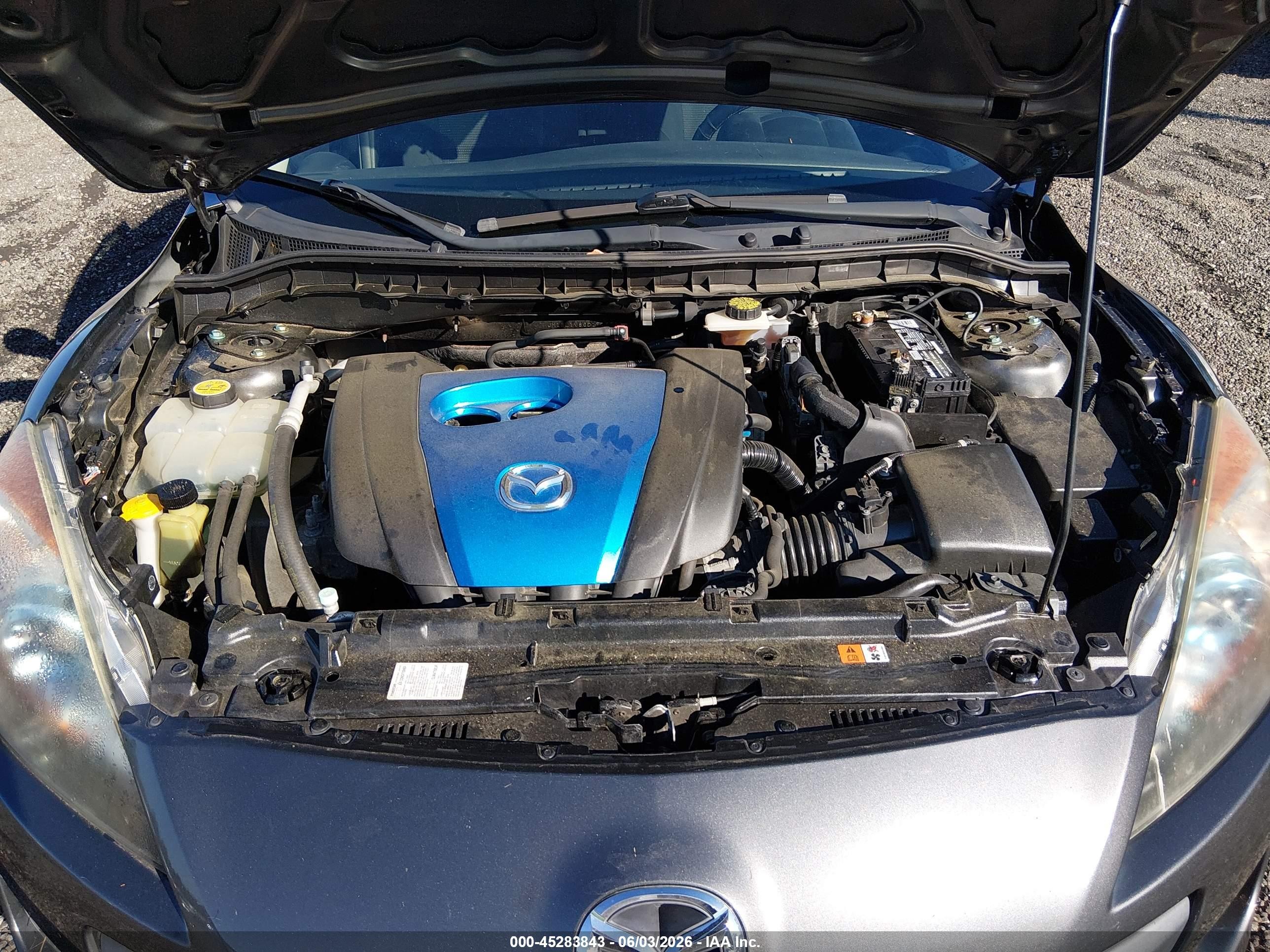 2013 Mazda Mazda3 I Touring Серый vin: JM1BL1V80D1715722