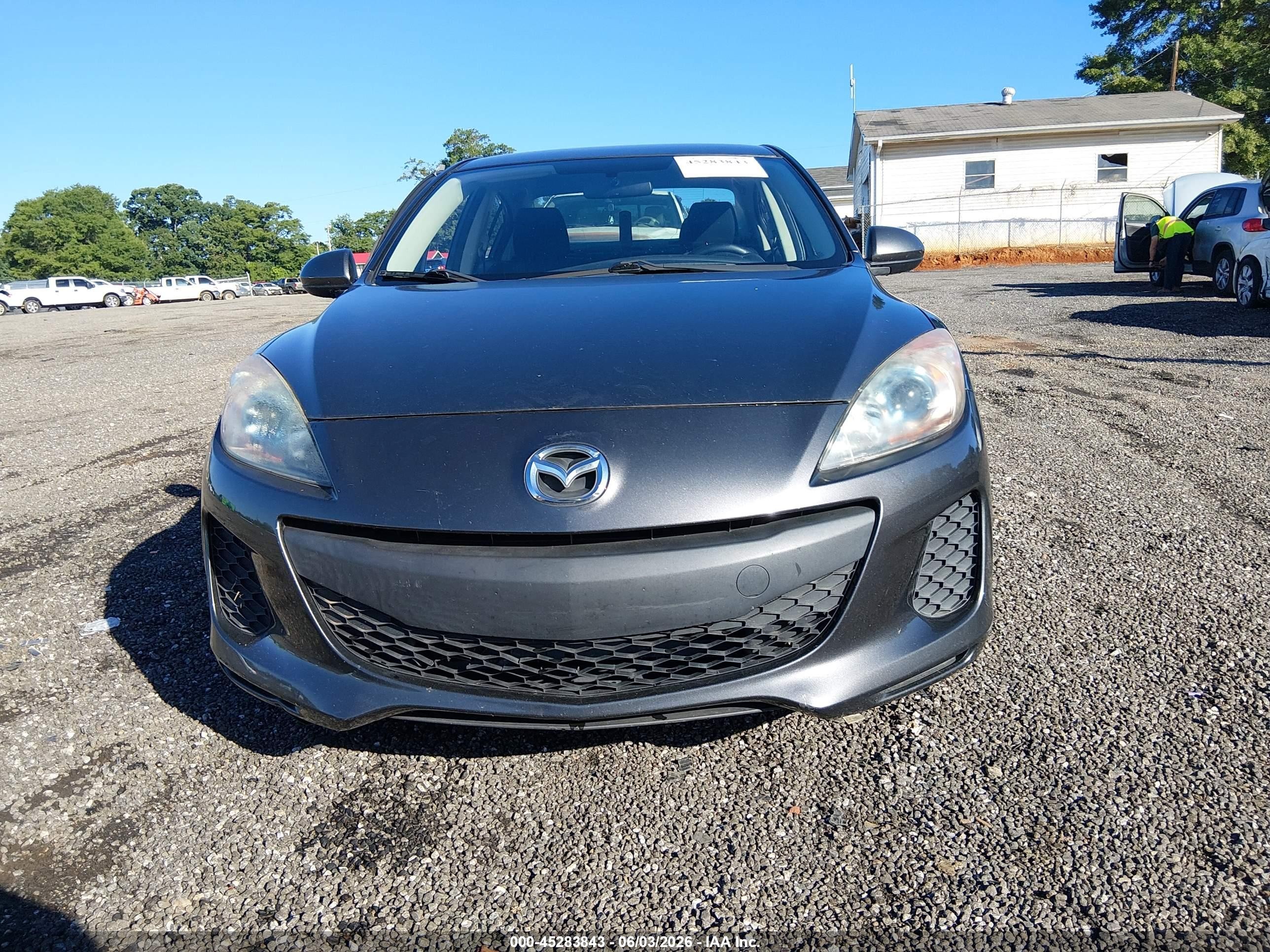 2013 Mazda Mazda3 I Touring Серый vin: JM1BL1V80D1715722