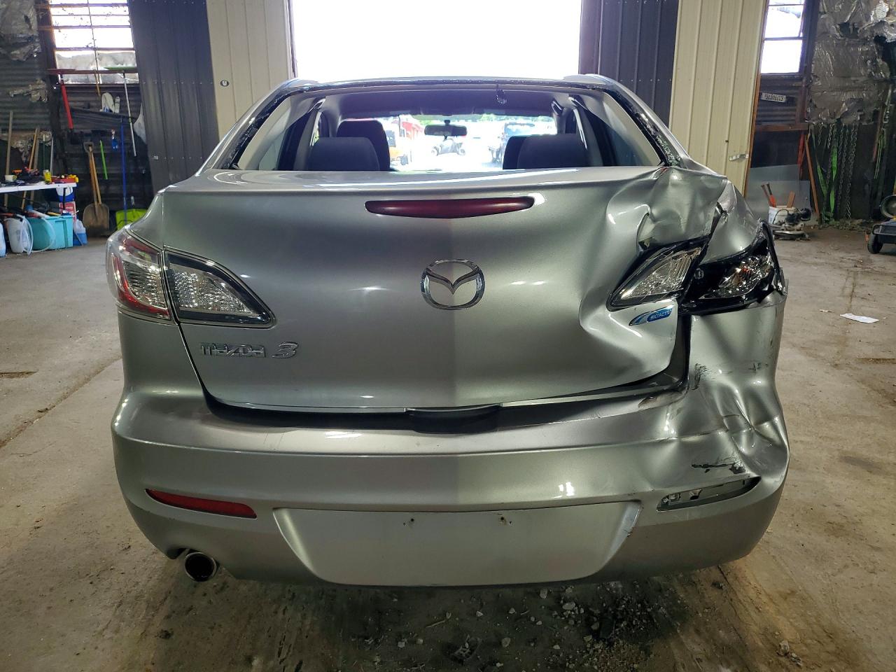 2012 Mazda 3 I Silver vin: JM1BL1V81C1574805