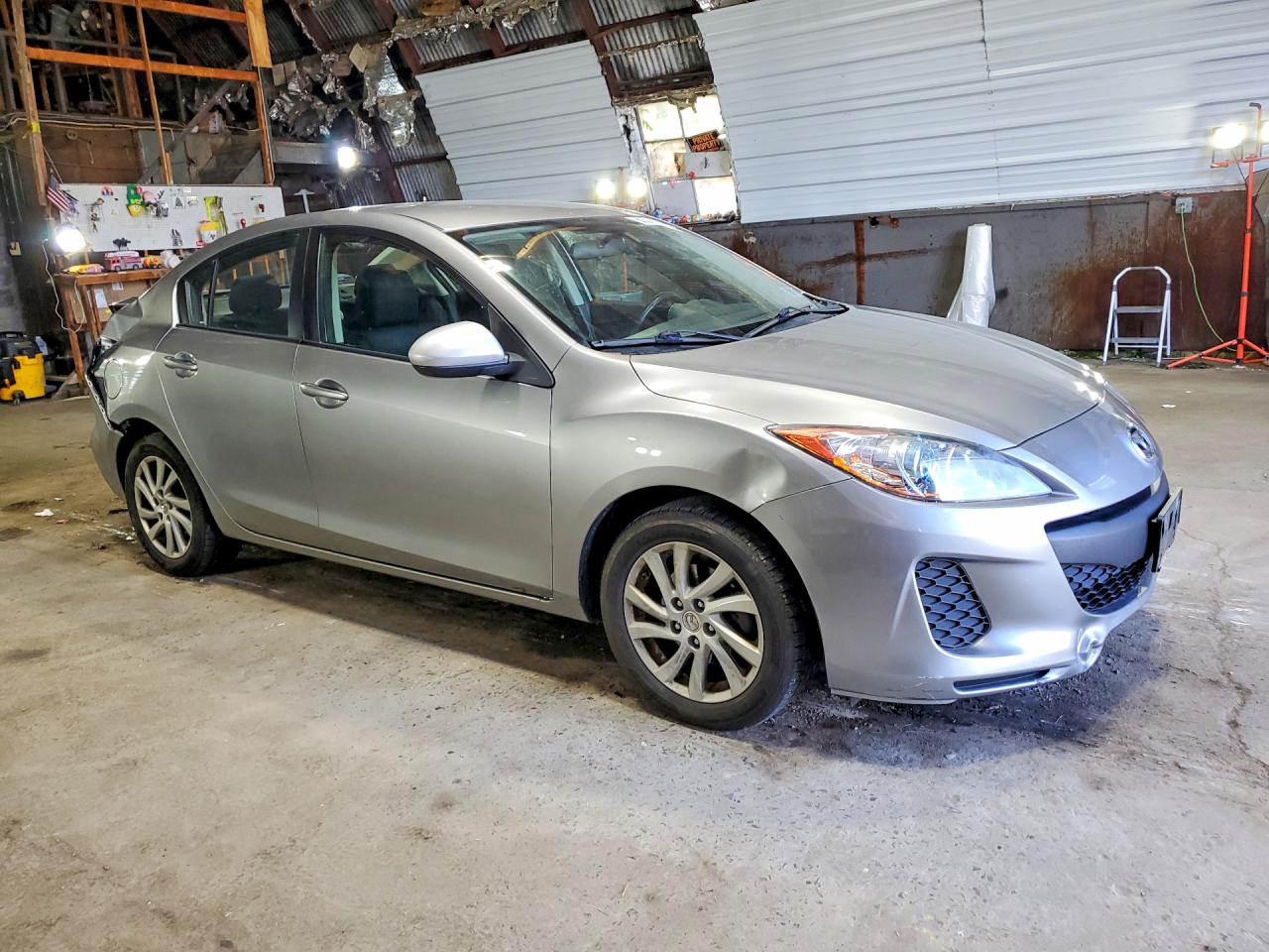 2012 Mazda 3 I Silver vin: JM1BL1V81C1574805