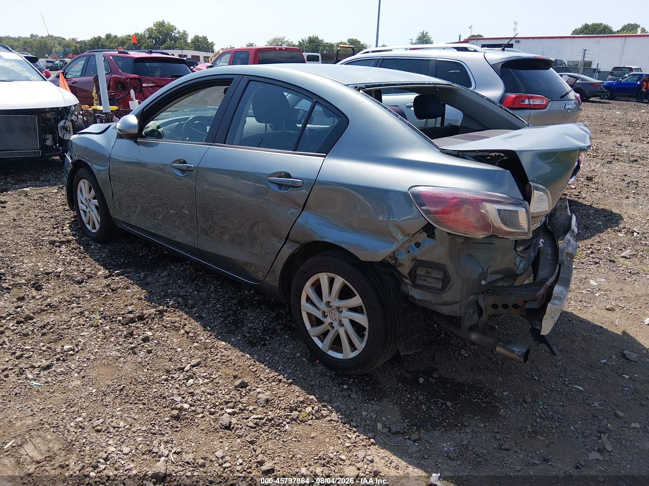 2012 Mazda Mazda3 I Touring Blue vin: JM1BL1V81C1575355