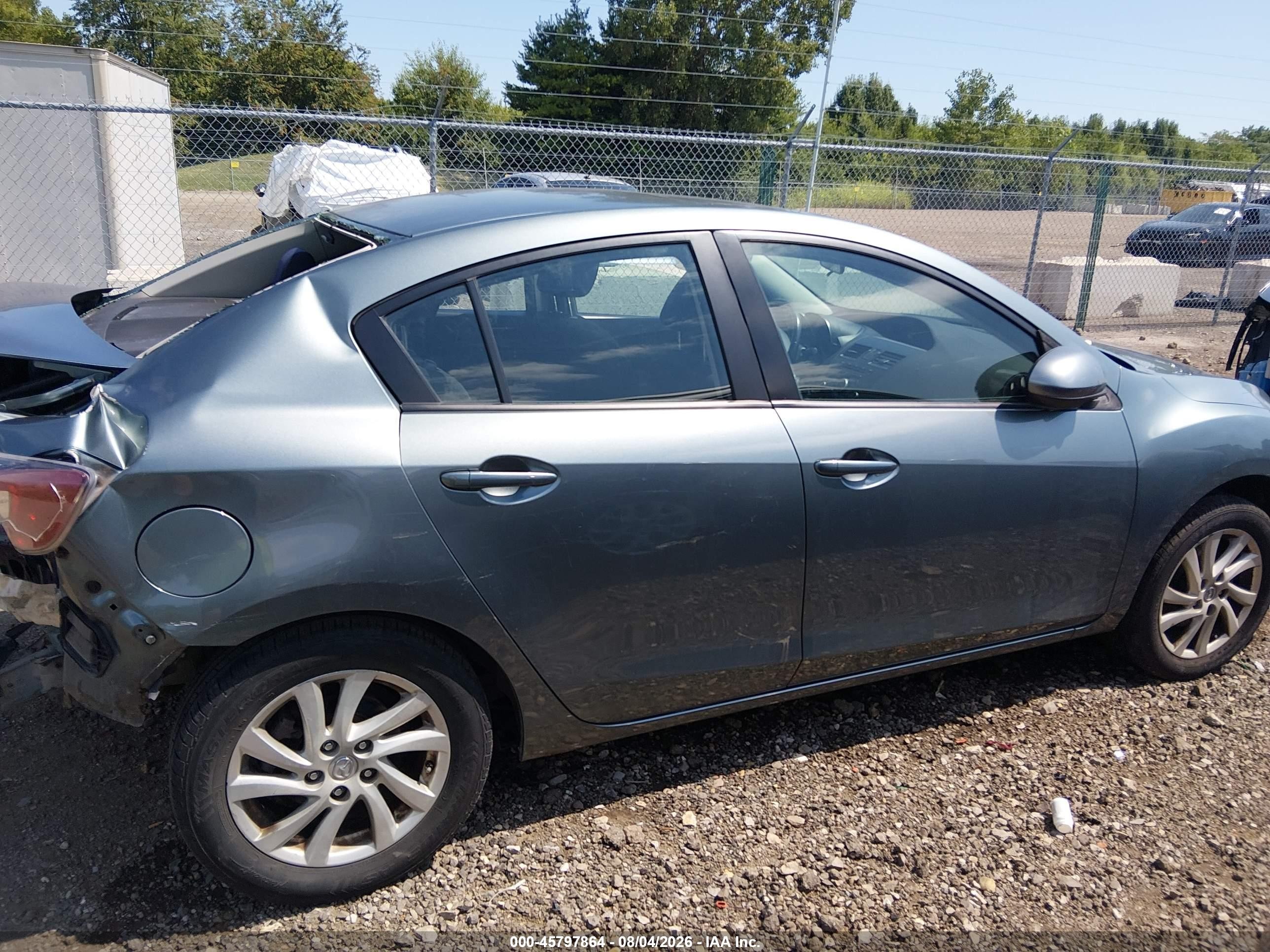 2012 Mazda Mazda3 I Touring Blue vin: JM1BL1V81C1575355