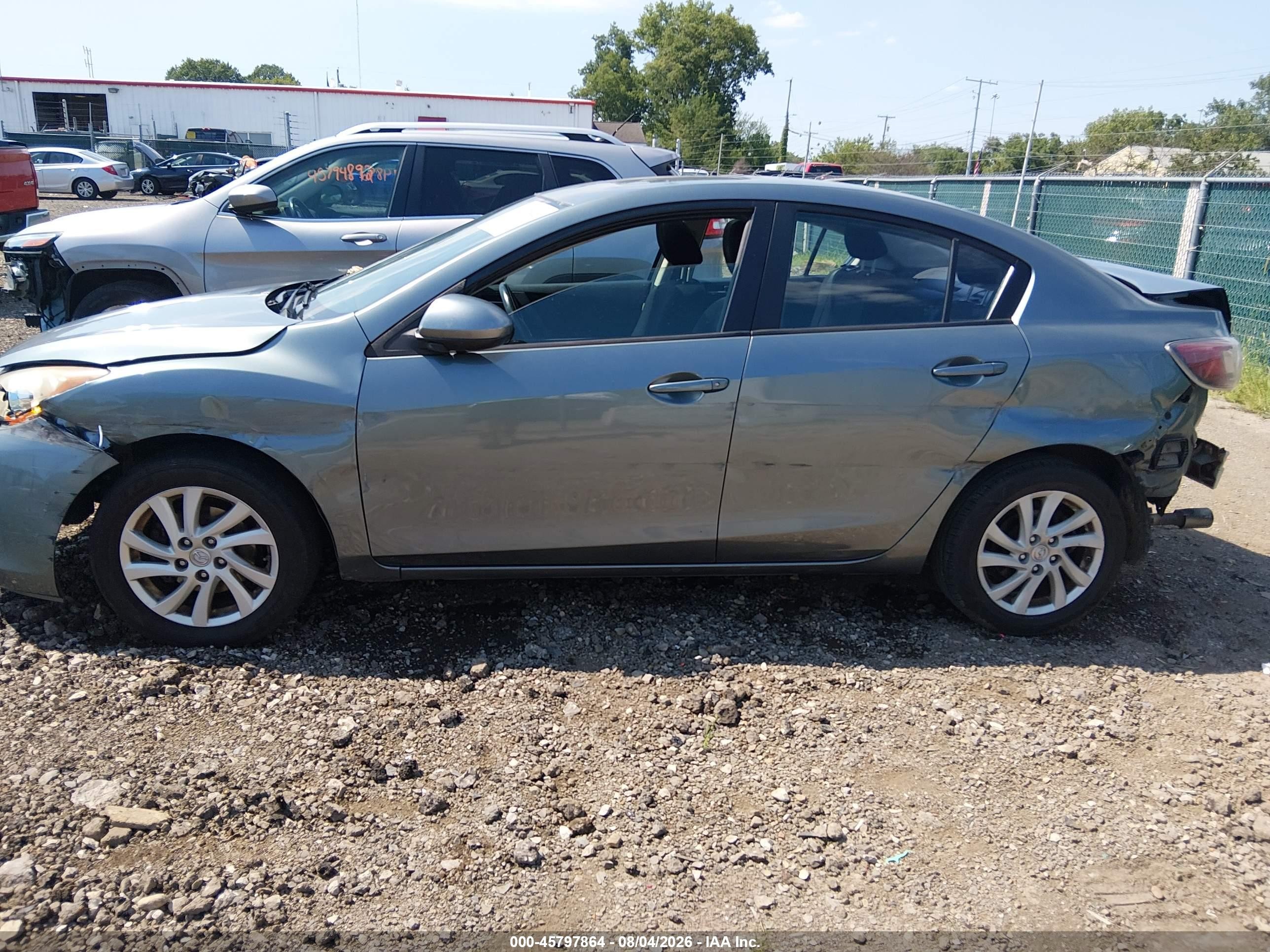 2012 Mazda Mazda3 I Touring Blue vin: JM1BL1V81C1575355