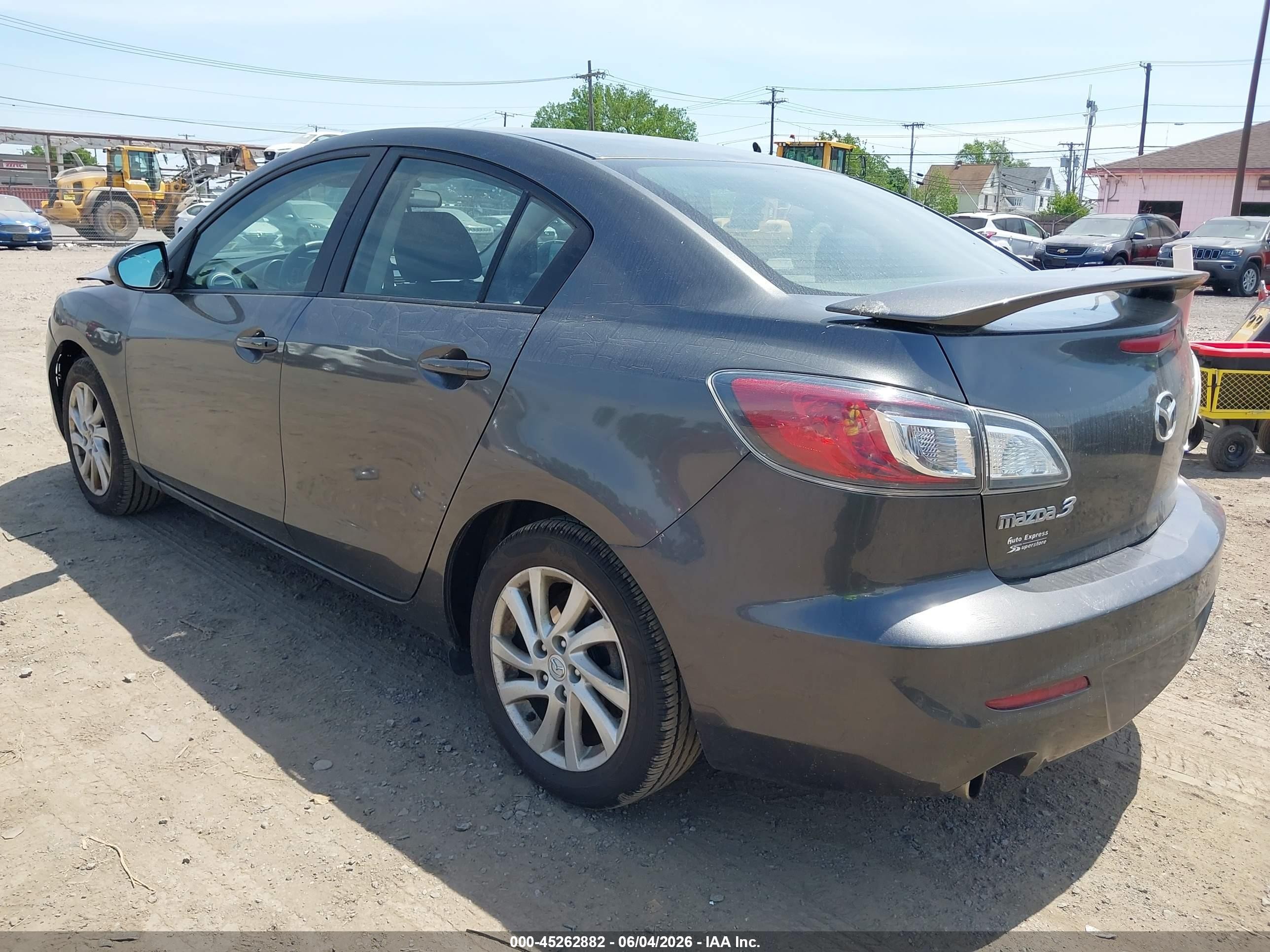 2012 Mazda Mazda3 I Touring Gray vin: JM1BL1V81C1648952