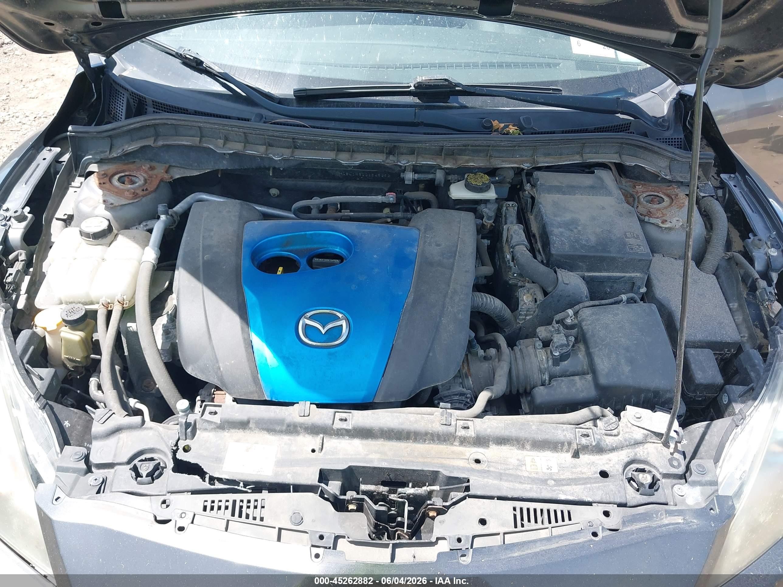 2012 Mazda Mazda3 I Touring Gray vin: JM1BL1V81C1648952