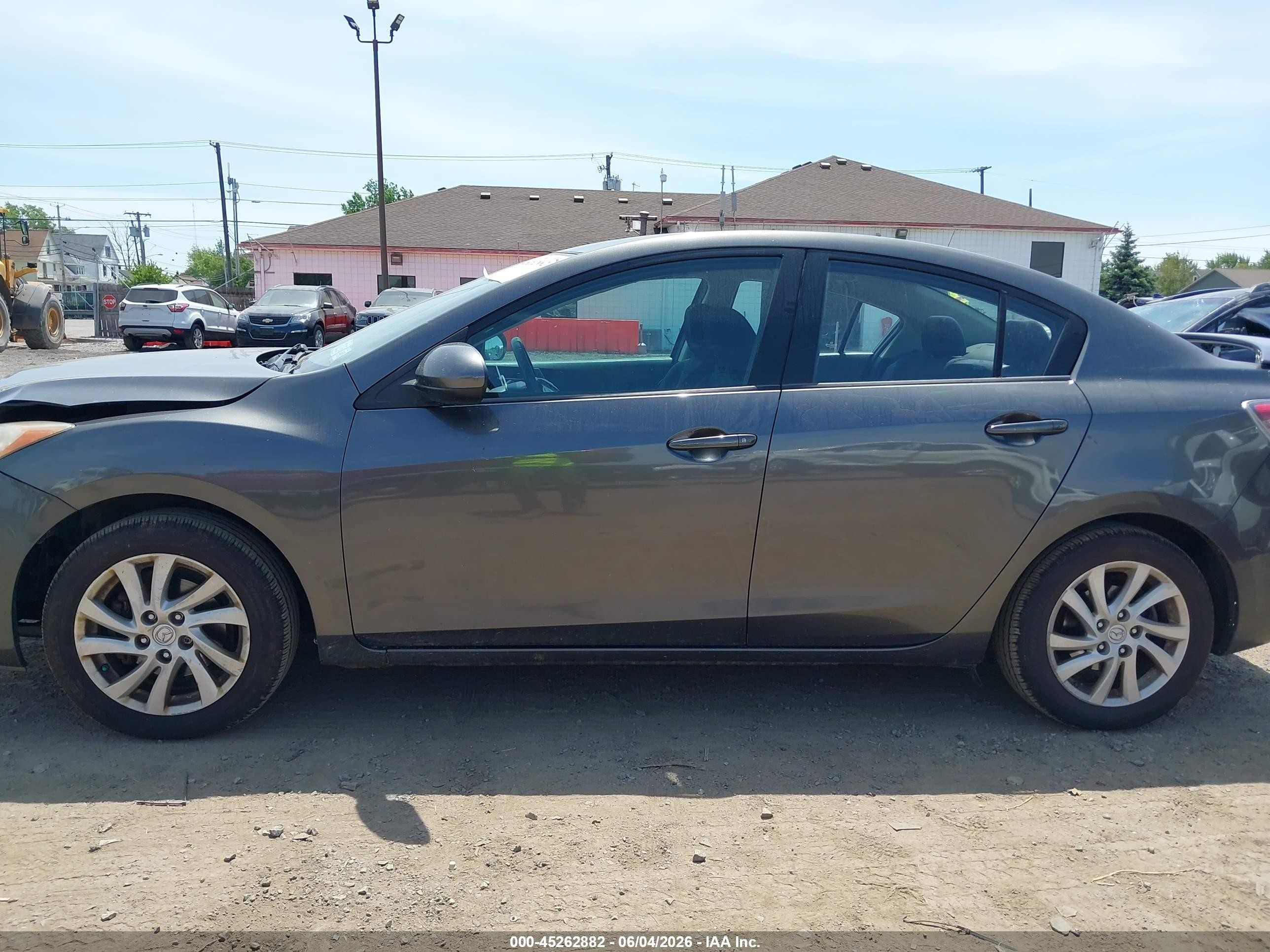 2012 Mazda Mazda3 I Touring Gray vin: JM1BL1V81C1648952