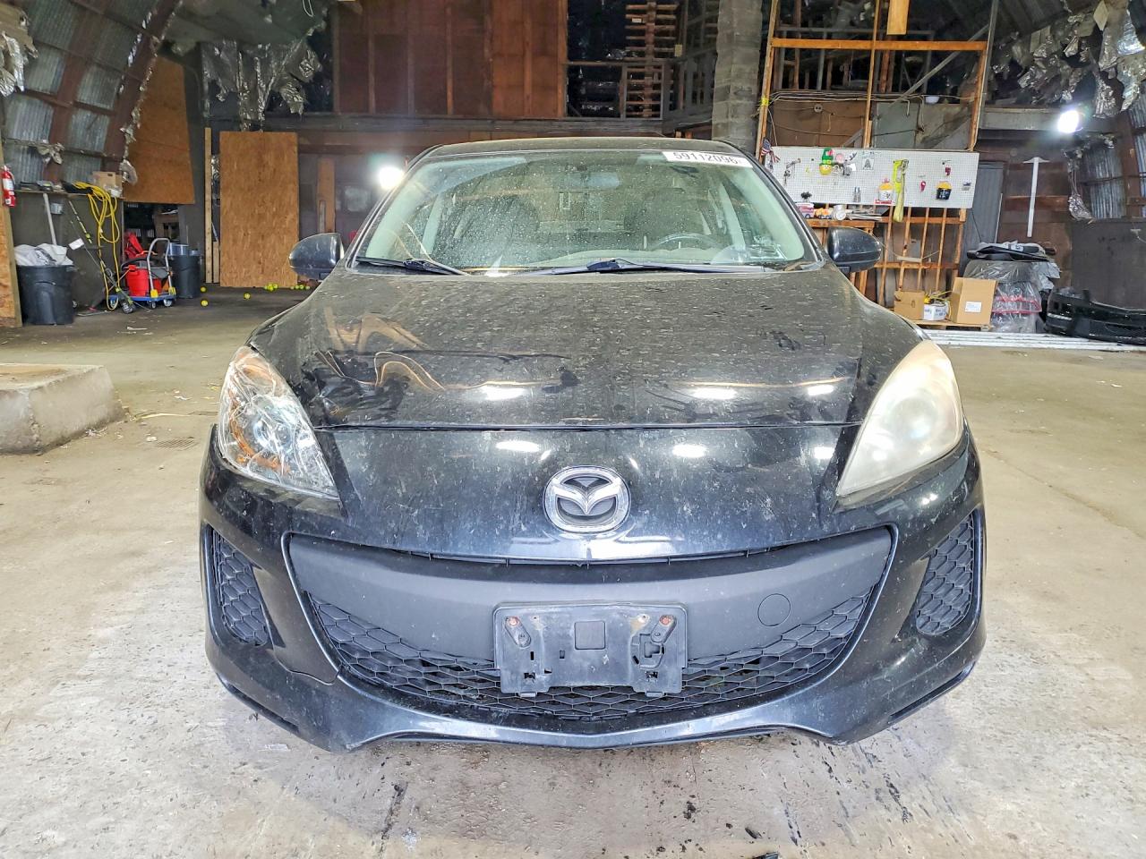 2012 Mazda 3 I Black vin: JM1BL1V81C1659613