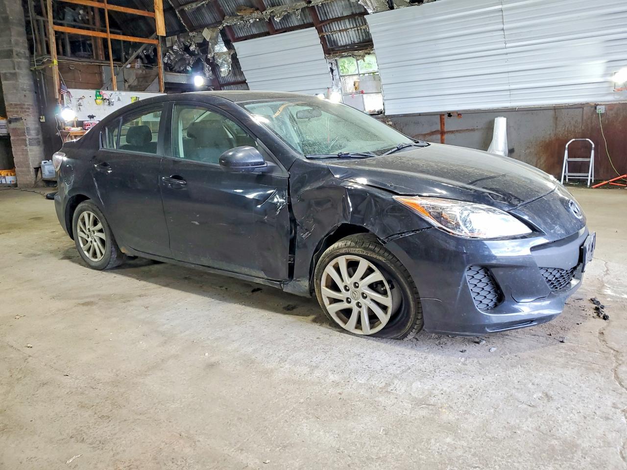 2012 Mazda 3 I Black vin: JM1BL1V81C1659613