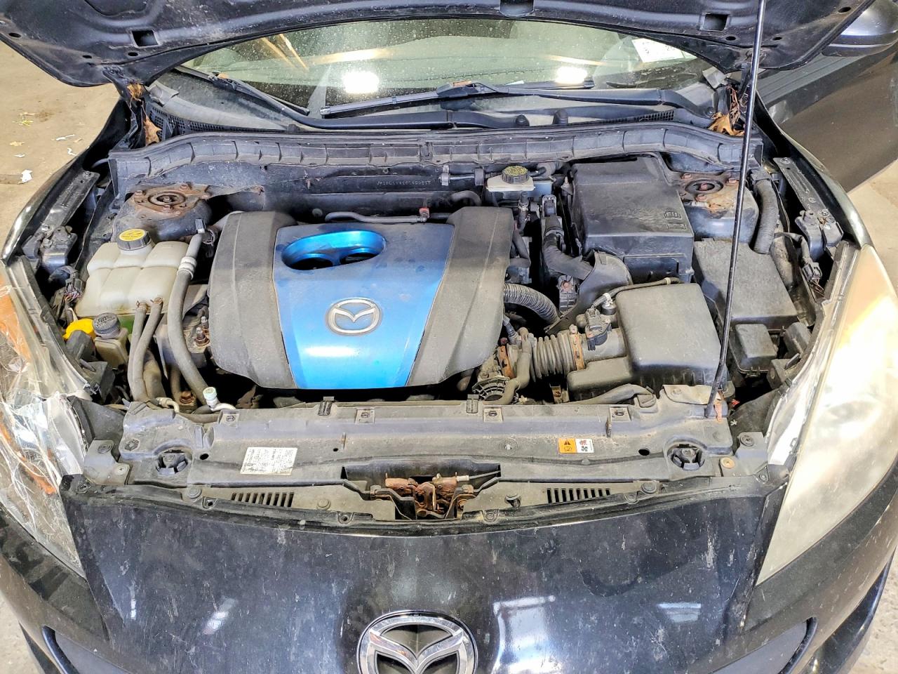 2012 Mazda 3 I Black vin: JM1BL1V81C1659613