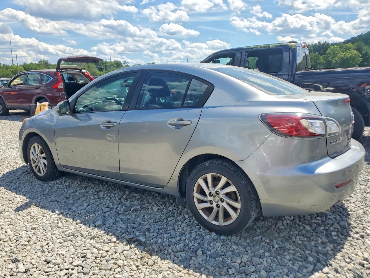 2012 Mazda 3 I Silver vin: JM1BL1V81C1661653