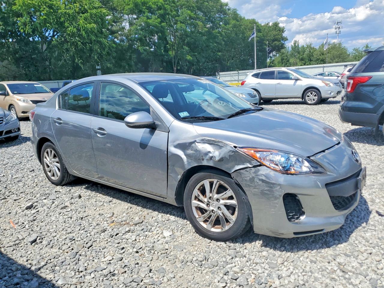 2012 Mazda 3 I Silver vin: JM1BL1V81C1661653
