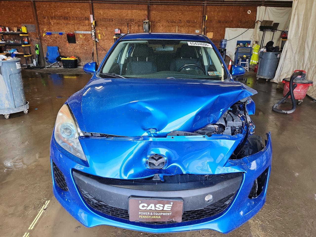 2012 Mazda 3 I Blue vin: JM1BL1V81C1662947