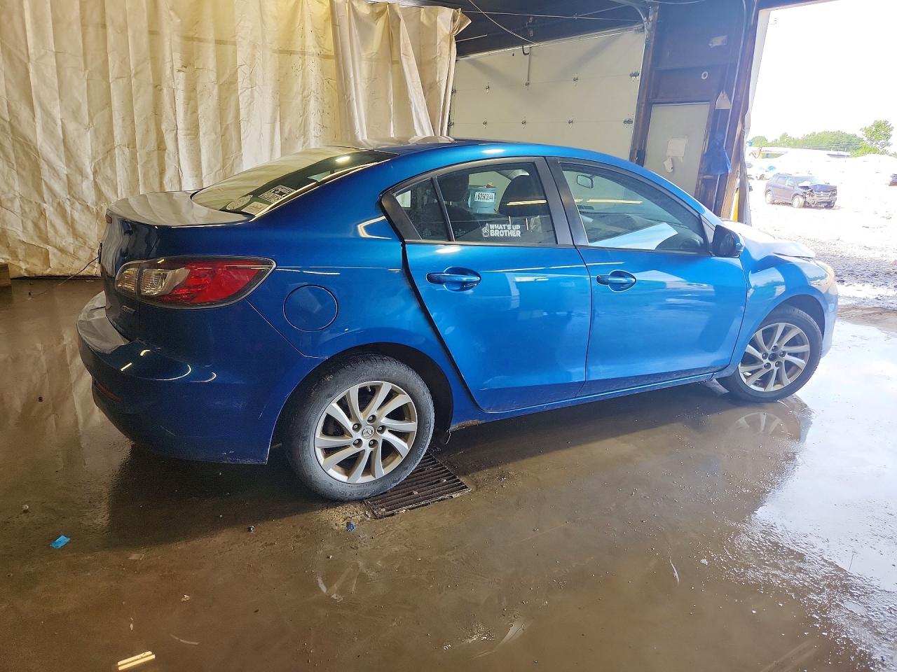 2012 Mazda 3 I Blue vin: JM1BL1V81C1662947