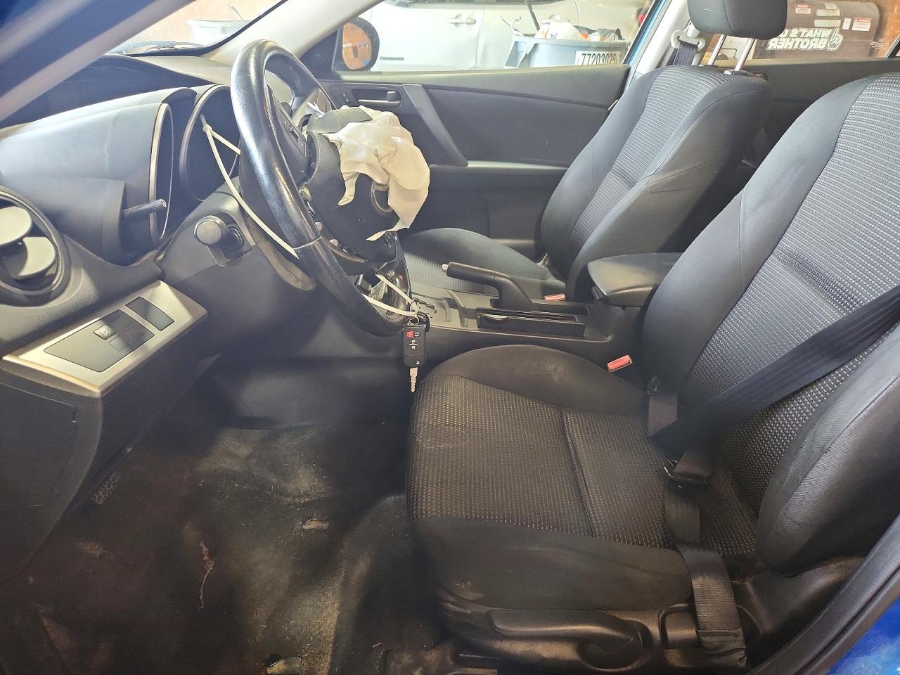 2012 Mazda 3 I Blue vin: JM1BL1V81C1662947
