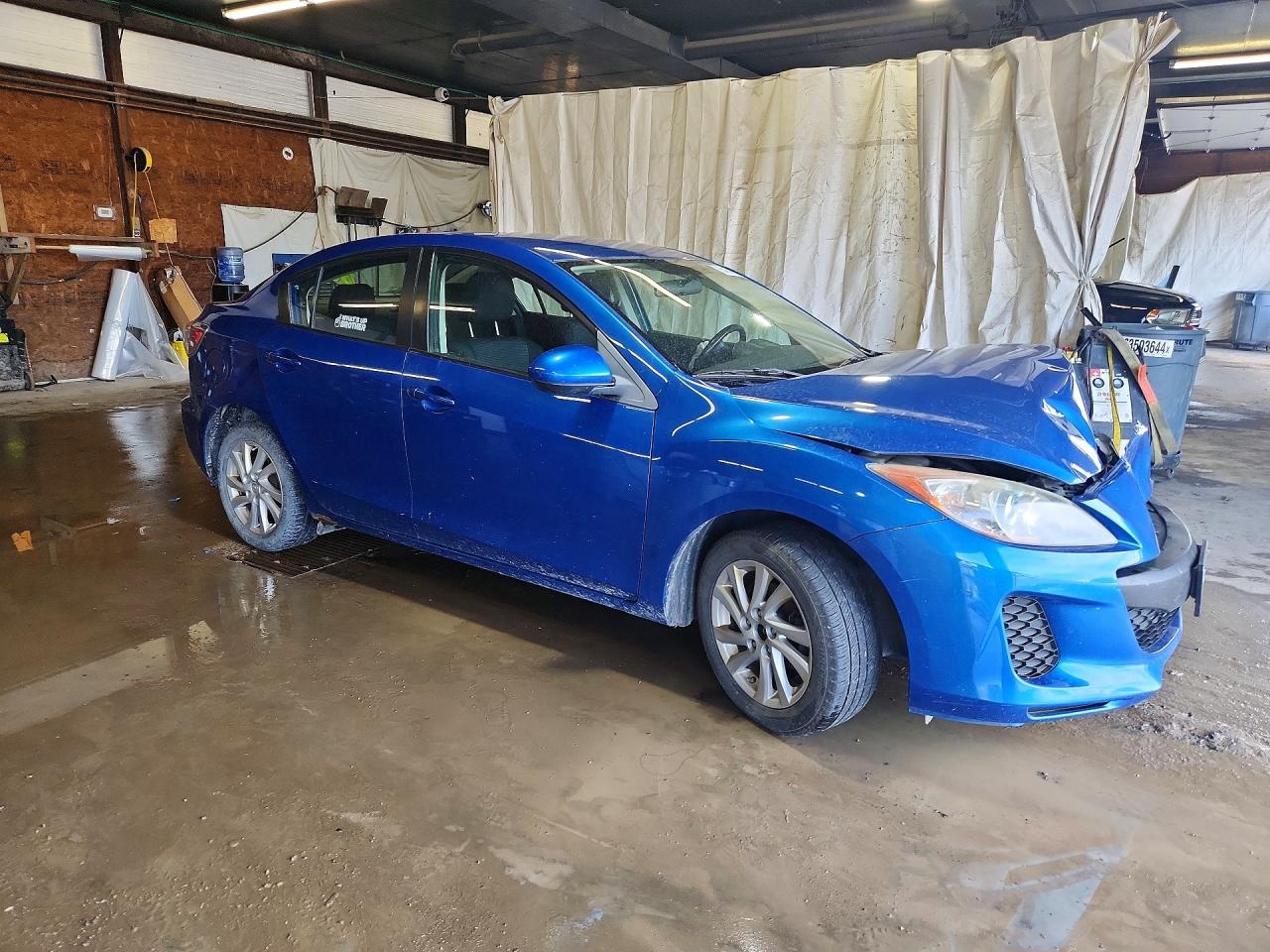 2012 Mazda 3 I Blue vin: JM1BL1V81C1662947