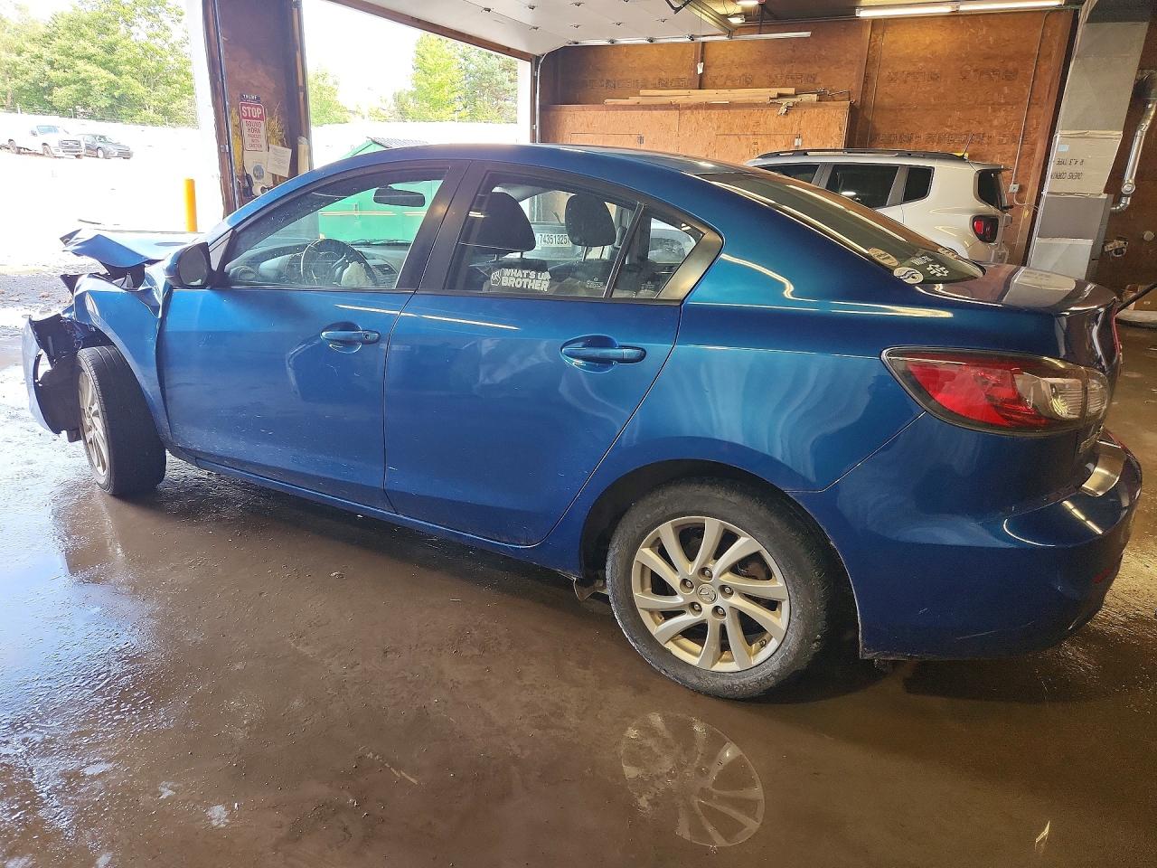 2012 Mazda 3 I Blue vin: JM1BL1V81C1662947