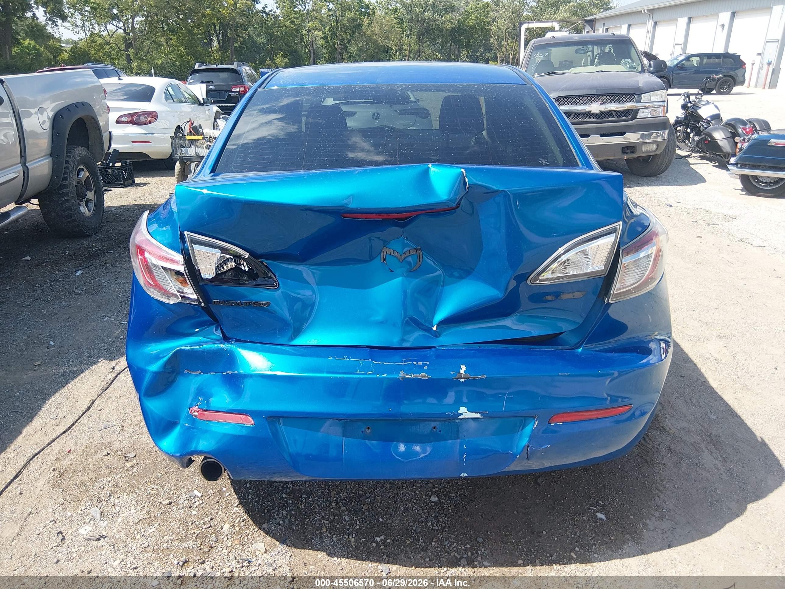2012 Mazda Mazda3 I Touring Синий vin: JM1BL1V81C1689050
