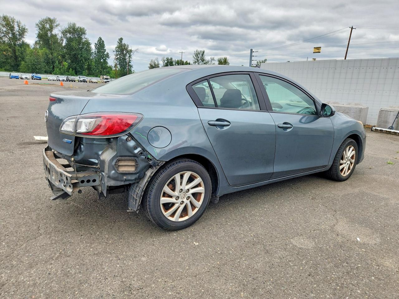 2012 Mazda 3 I Бирюзовый vin: JM1BL1V81C1693678