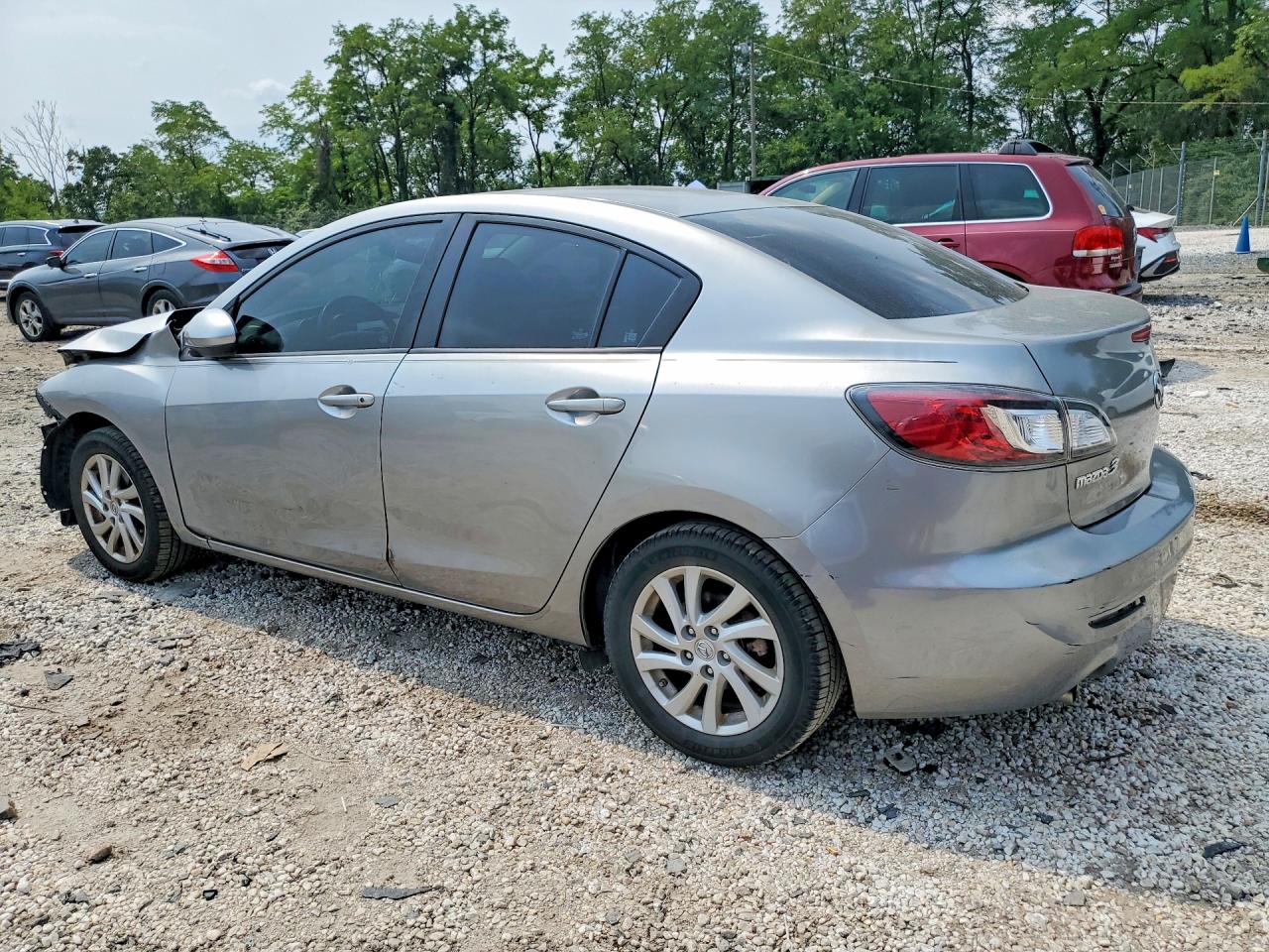 2012 Mazda 3 I Silver vin: JM1BL1V82C1598529