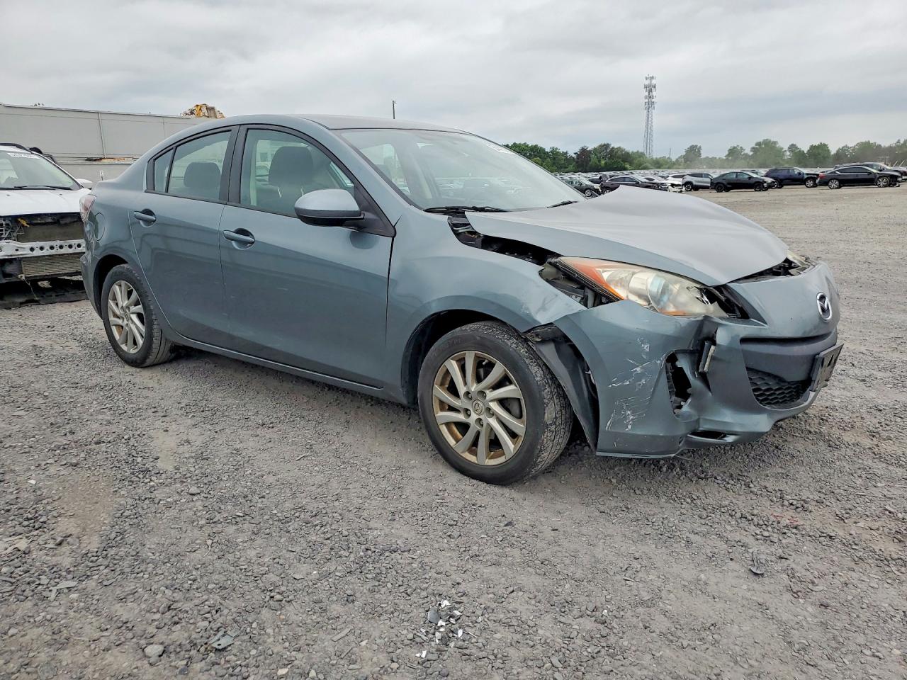 2012 Mazda 3 I Teal vin: JM1BL1V82C1617306