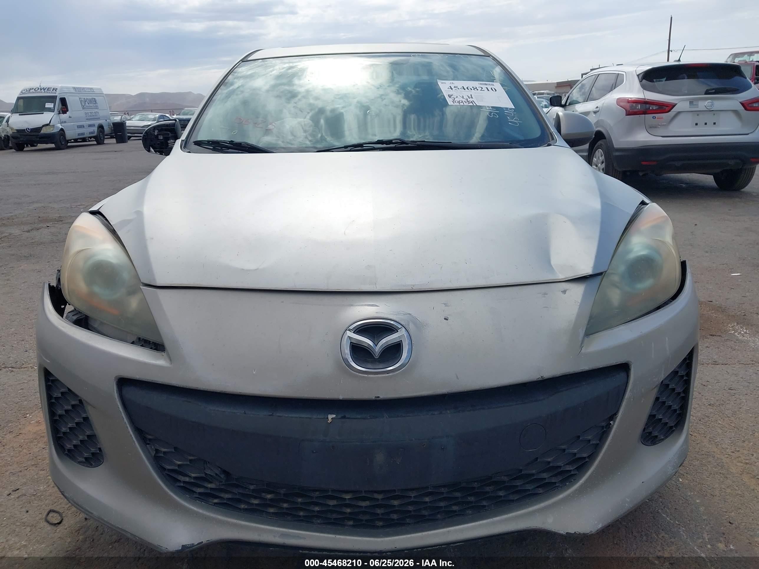 2012 Mazda Mazda3 I Touring Silver vin: JM1BL1V83C1594859