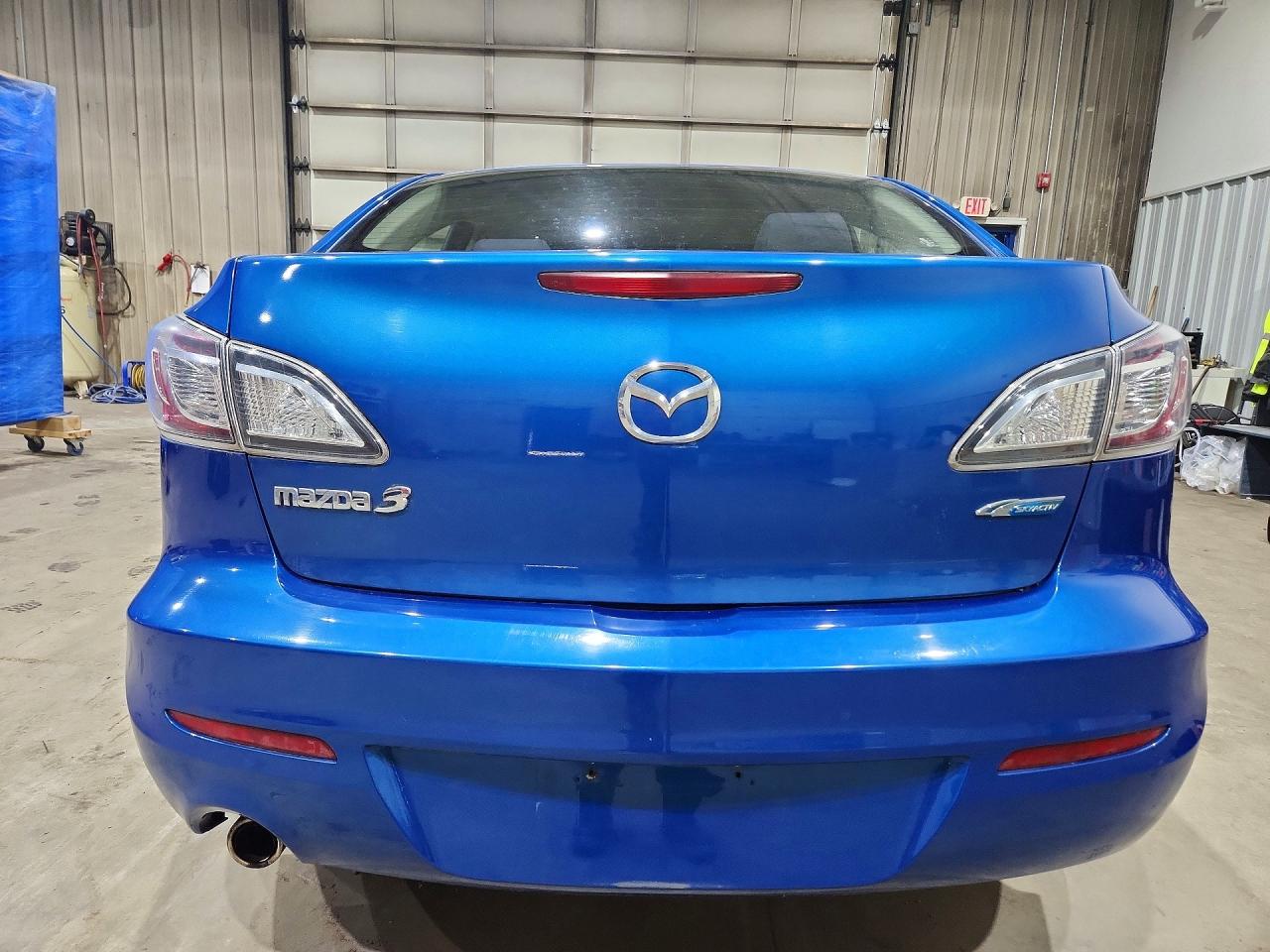 2012 Mazda 3 I Blue vin: JM1BL1V83C1654705