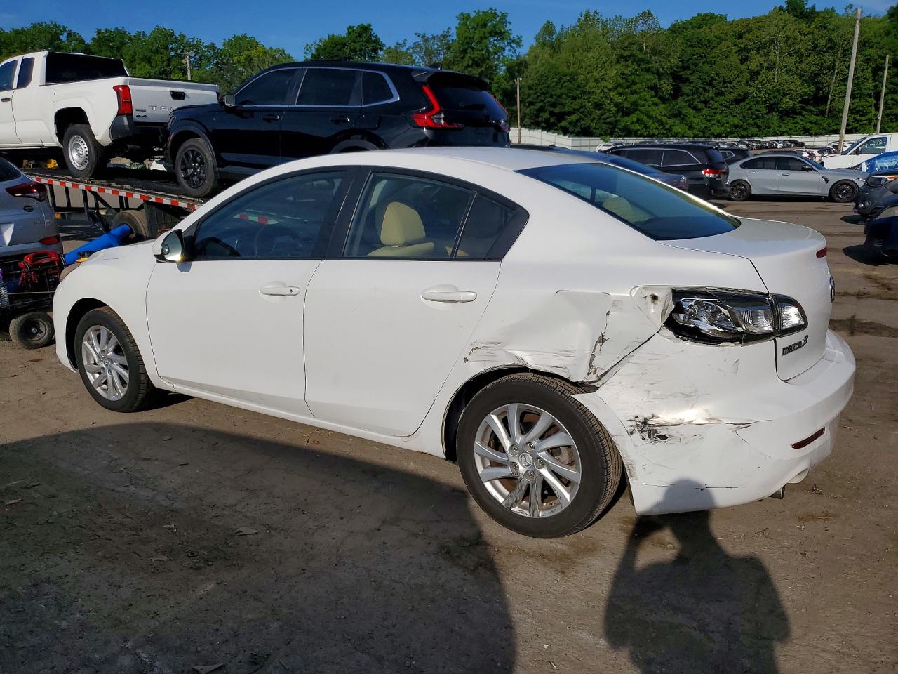 2012 Mazda 3 I Белый vin: JM1BL1V84C1543290